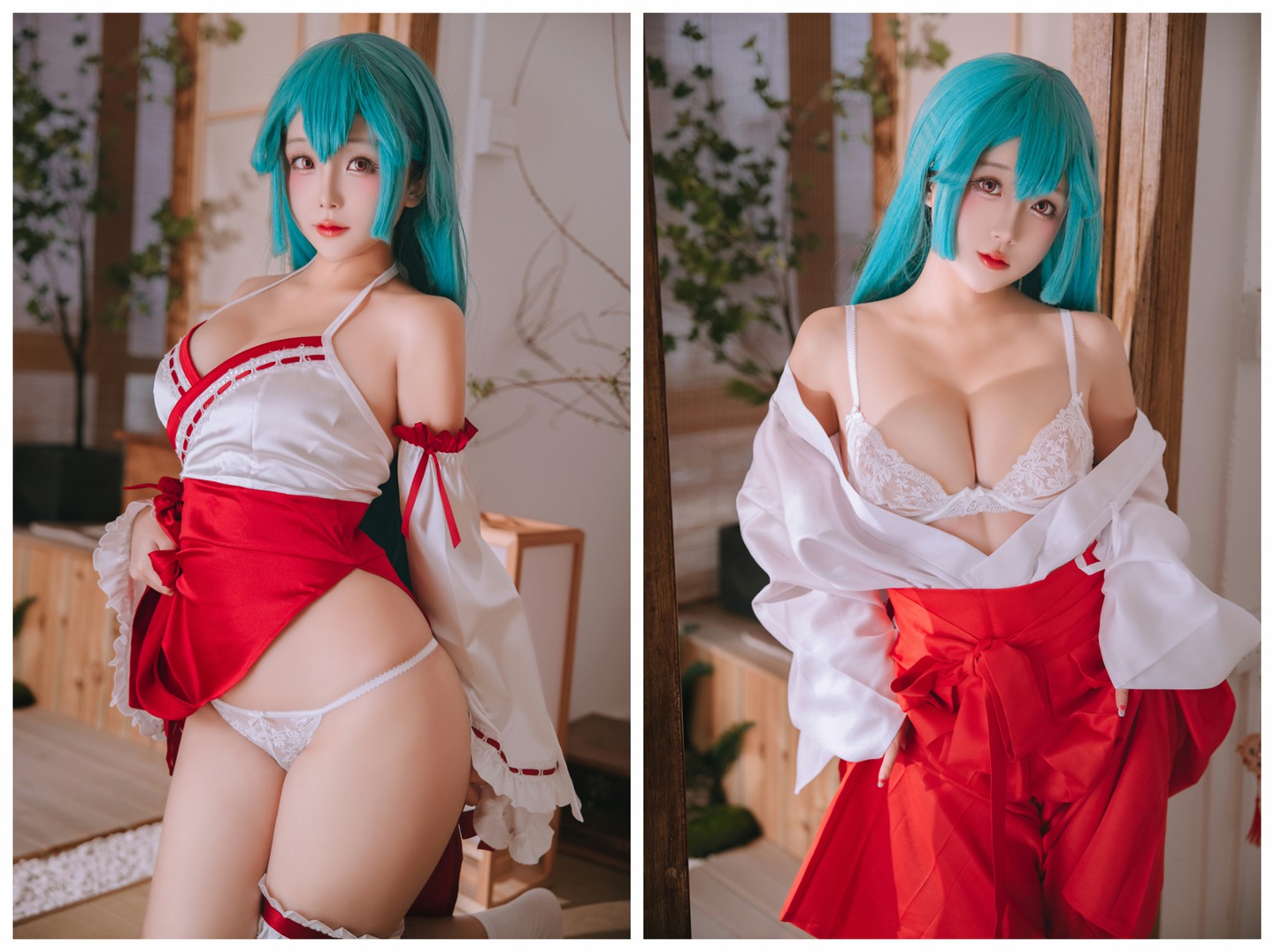 Cosplay 网红写真 日奈娇 - 憧憬成为魔法少女 碧蓝+猎豹