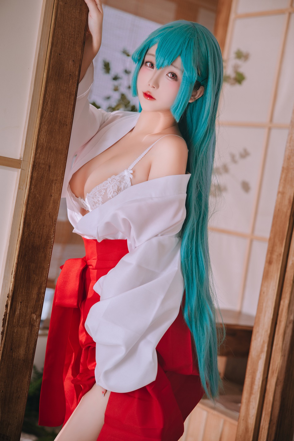 Cosplay 网红写真 日奈娇 - 憧憬成为魔法少女 碧蓝+猎豹